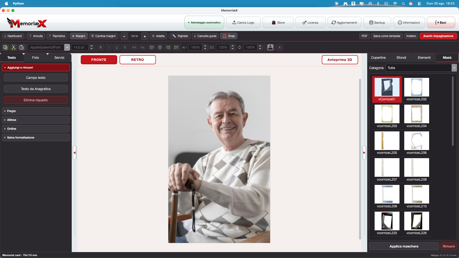 Editor grafico MemoriæX