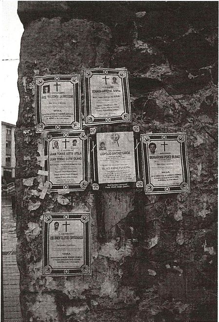 Esquelas, manifesto funebre