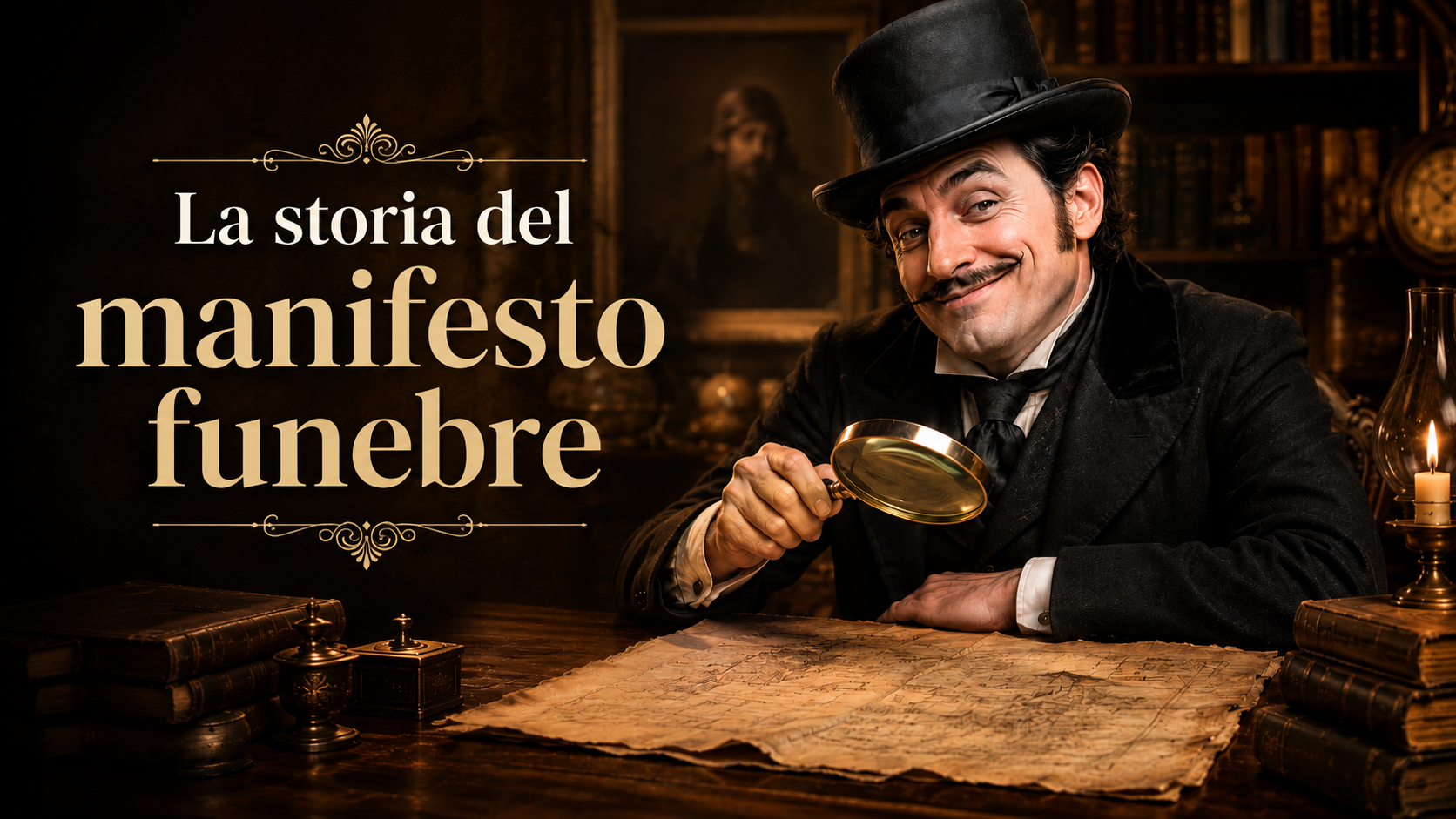 La storia del manifesto funebre