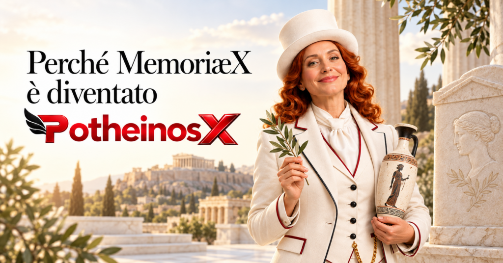 Beatrice presenta PotheinosX, il nuovo nome di MemoriæX
